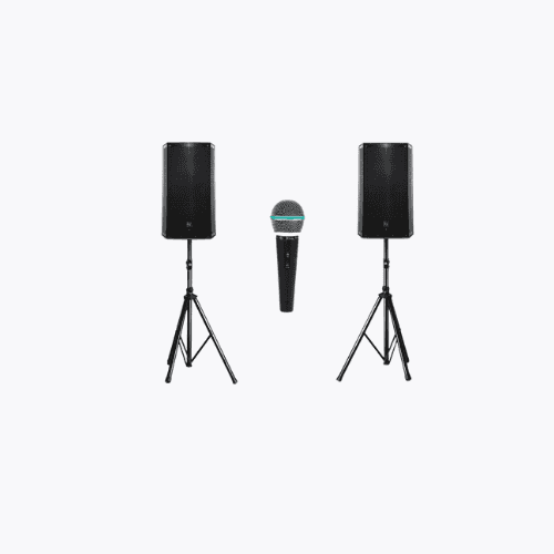 Højtaler + mikrofon