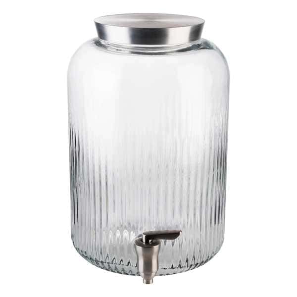 Glasbeholder m. tappehane 7L