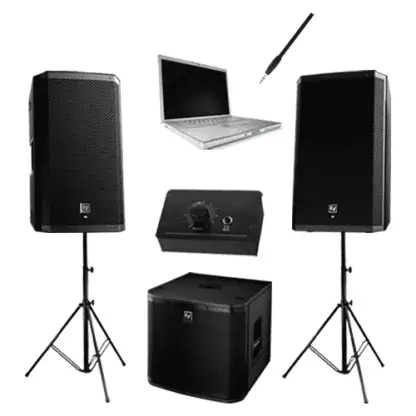 Højtaleranlæg til 80 personer