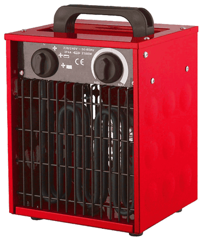 Varmeblæser 230V 2KW