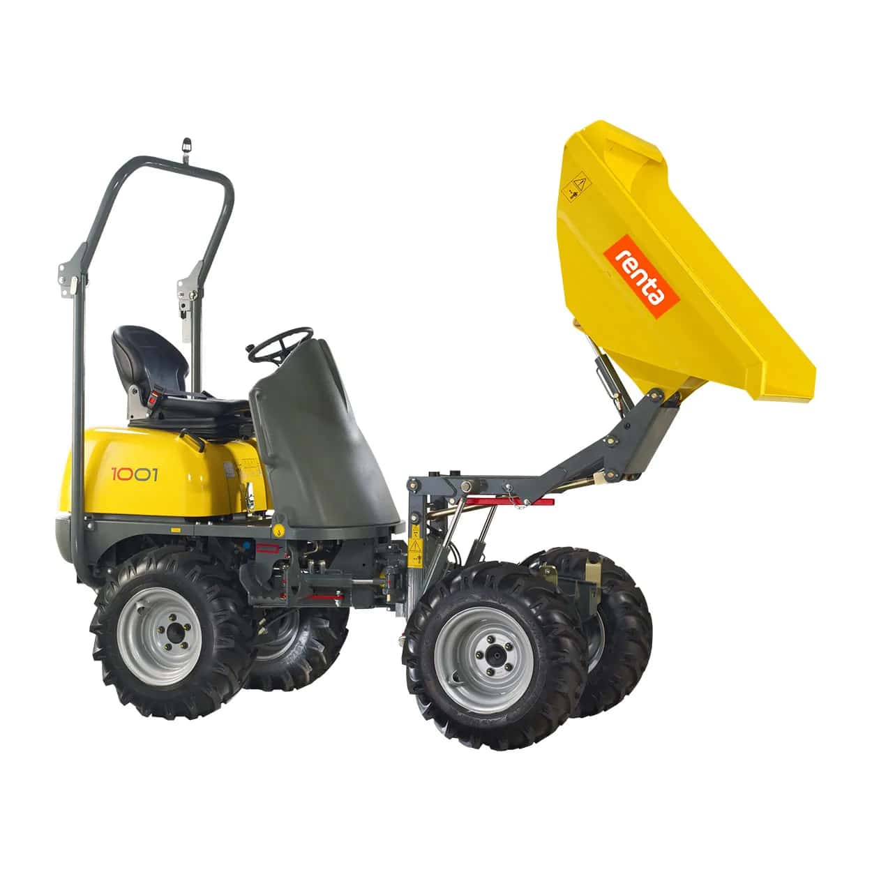 Thwaites 1,0 tons dumper m/højtip