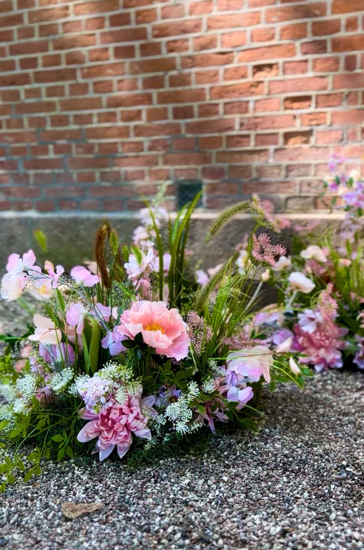 De lyserøde dekorationer