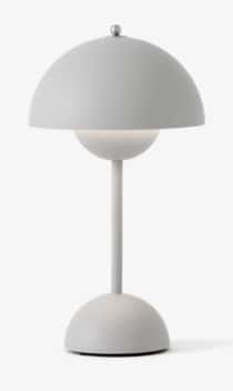 Flower Pot lampe, mat lysegrå