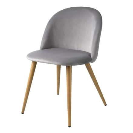 Laura stol, grå velour