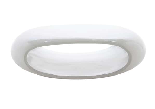 Ellipse bord, hvid