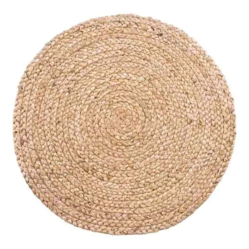Dækkeserviet i natur jute Ø38 cm