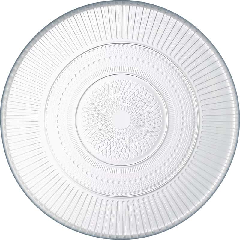 Glas asiet 19 cm i diameter