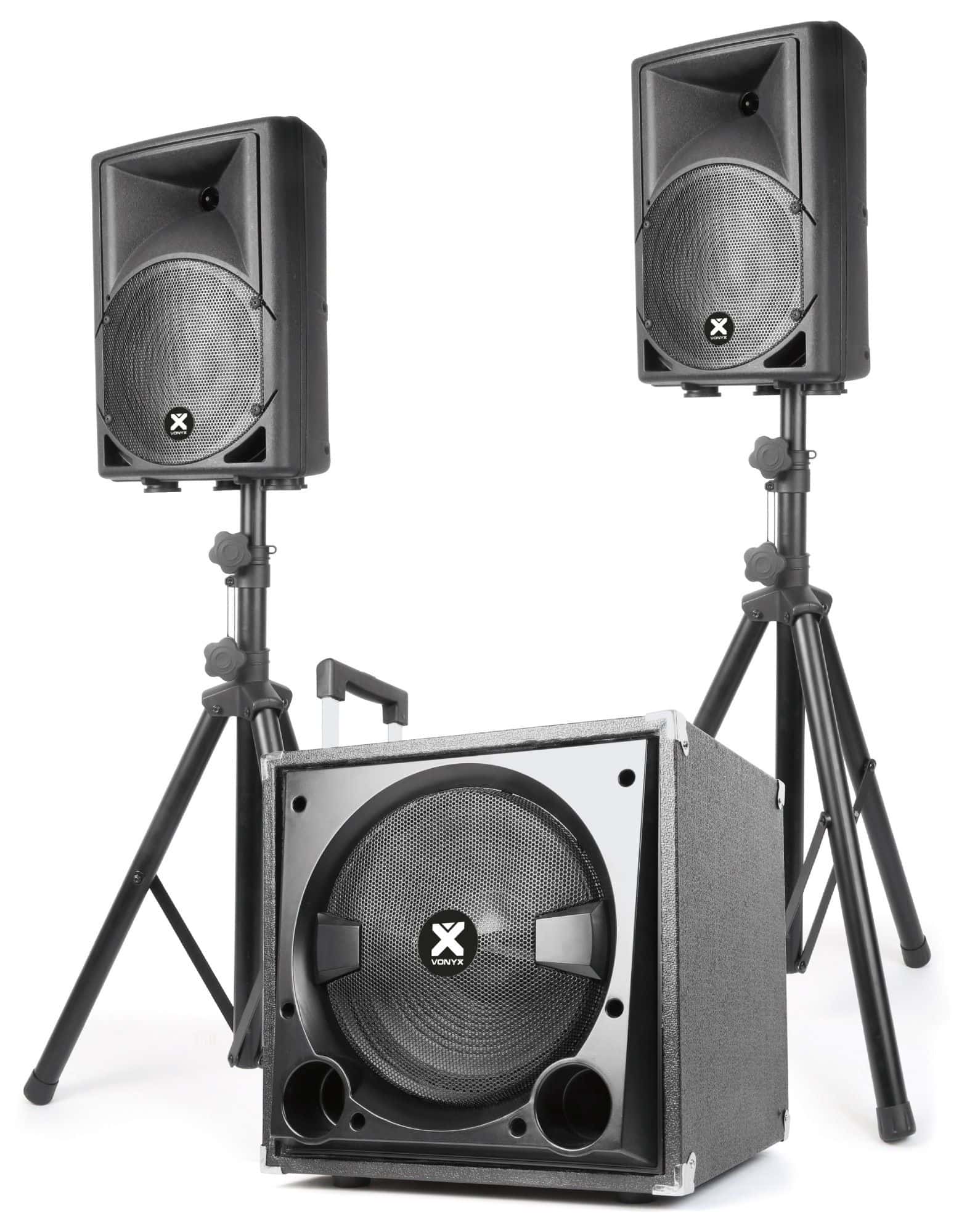 Aktivt højttalersæt inkl. subwoofer