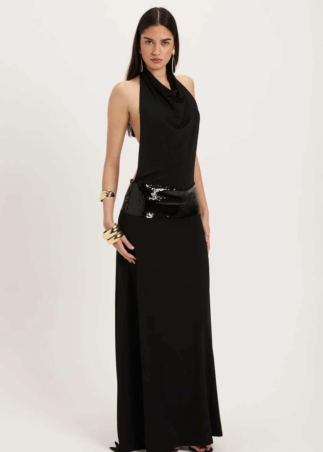 Ance Gria - Adele Gown, Black