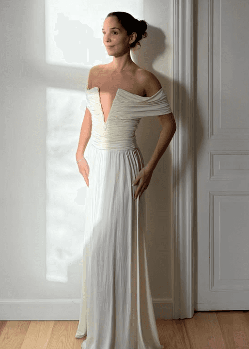 Magda Butrym - Off-shoulder gathered maxi dress