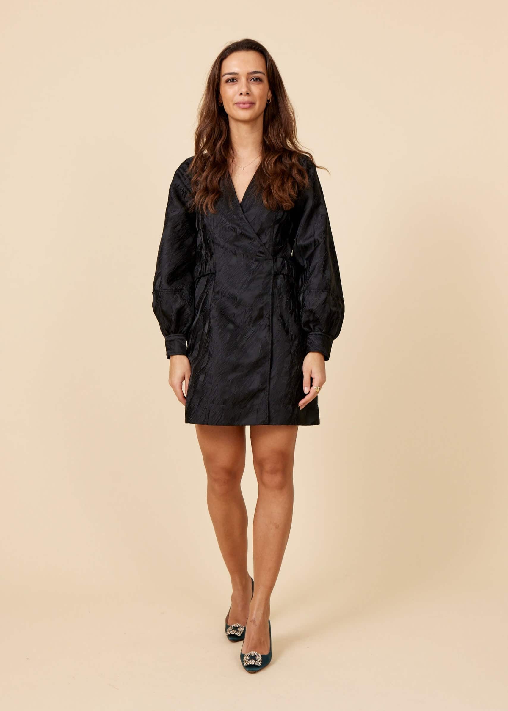 GANNI – Balloon sleeve dress (36 & 40)