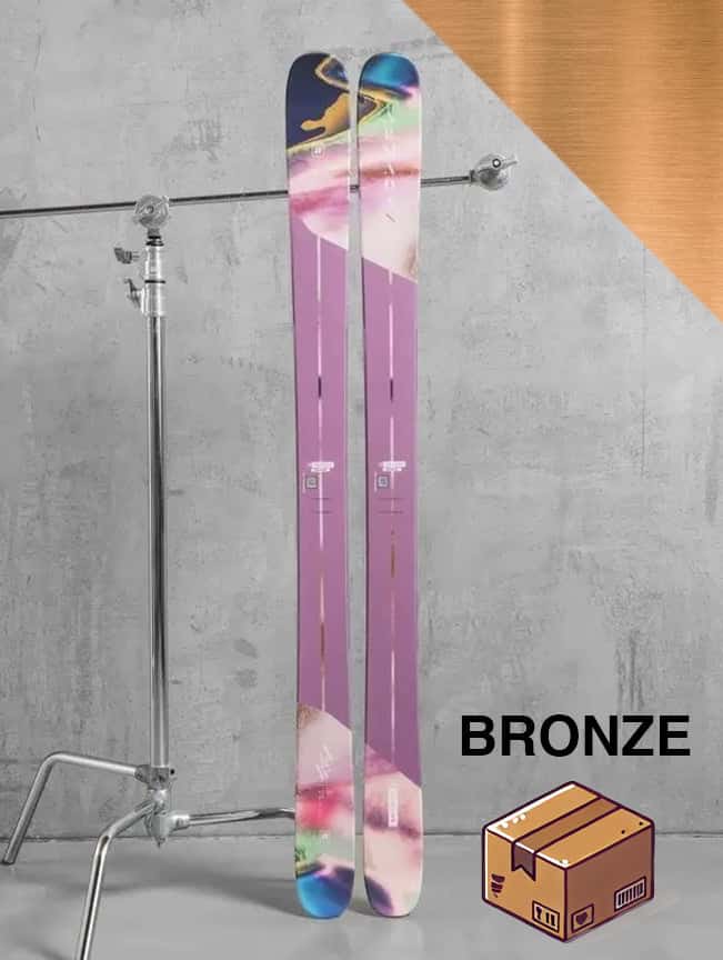 Dame freestyle/twintip ski inkl. skistave – Bronze-pakke