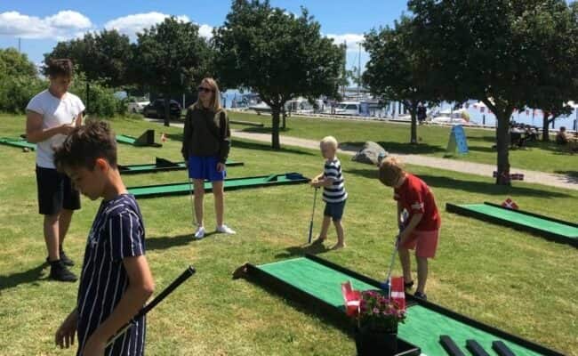 Mobil minigolf, 9 baner