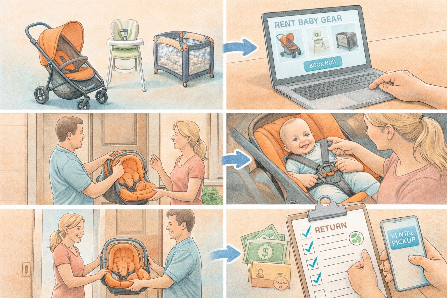 Tjen penge på at leje babyudstyr: En praktisk guide