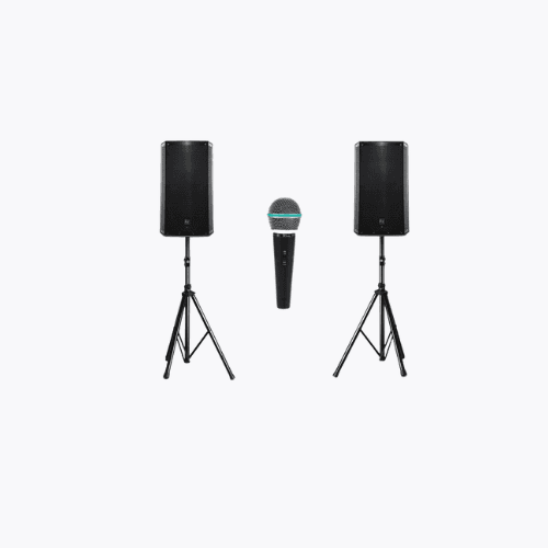 Højtaler + mikrofon