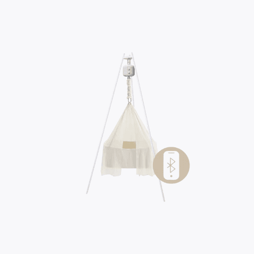 Vugge med karmbeslag