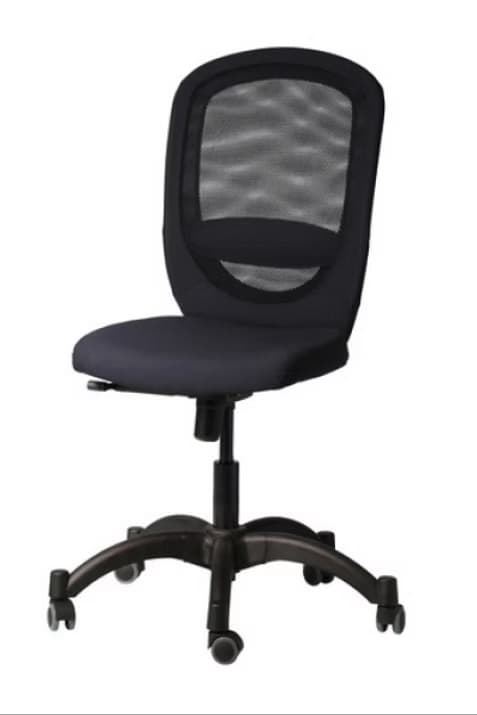 Sort kontorstol