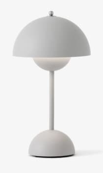 Flower Pot lampe, mat lysegrå