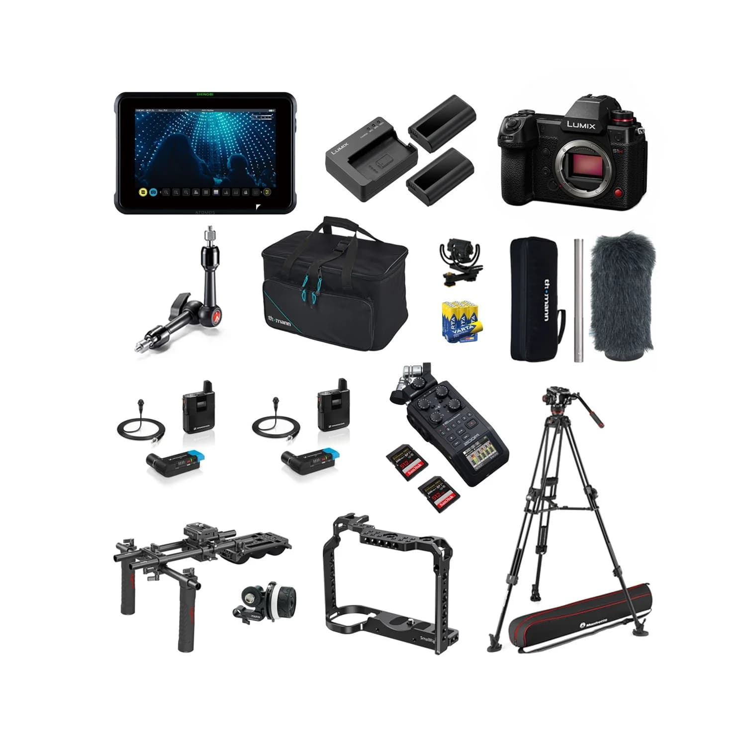 Panasonic Lumix S1H Kamerapakke Stor