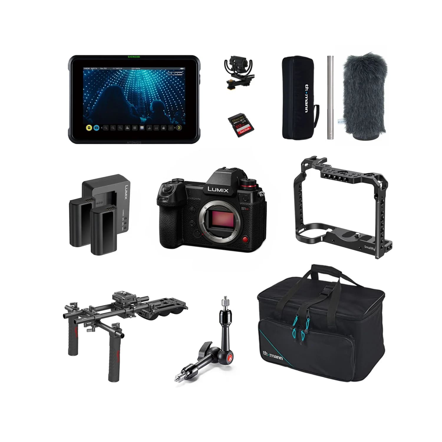 Panasonic Lumix S1H Kamerapakke Lille