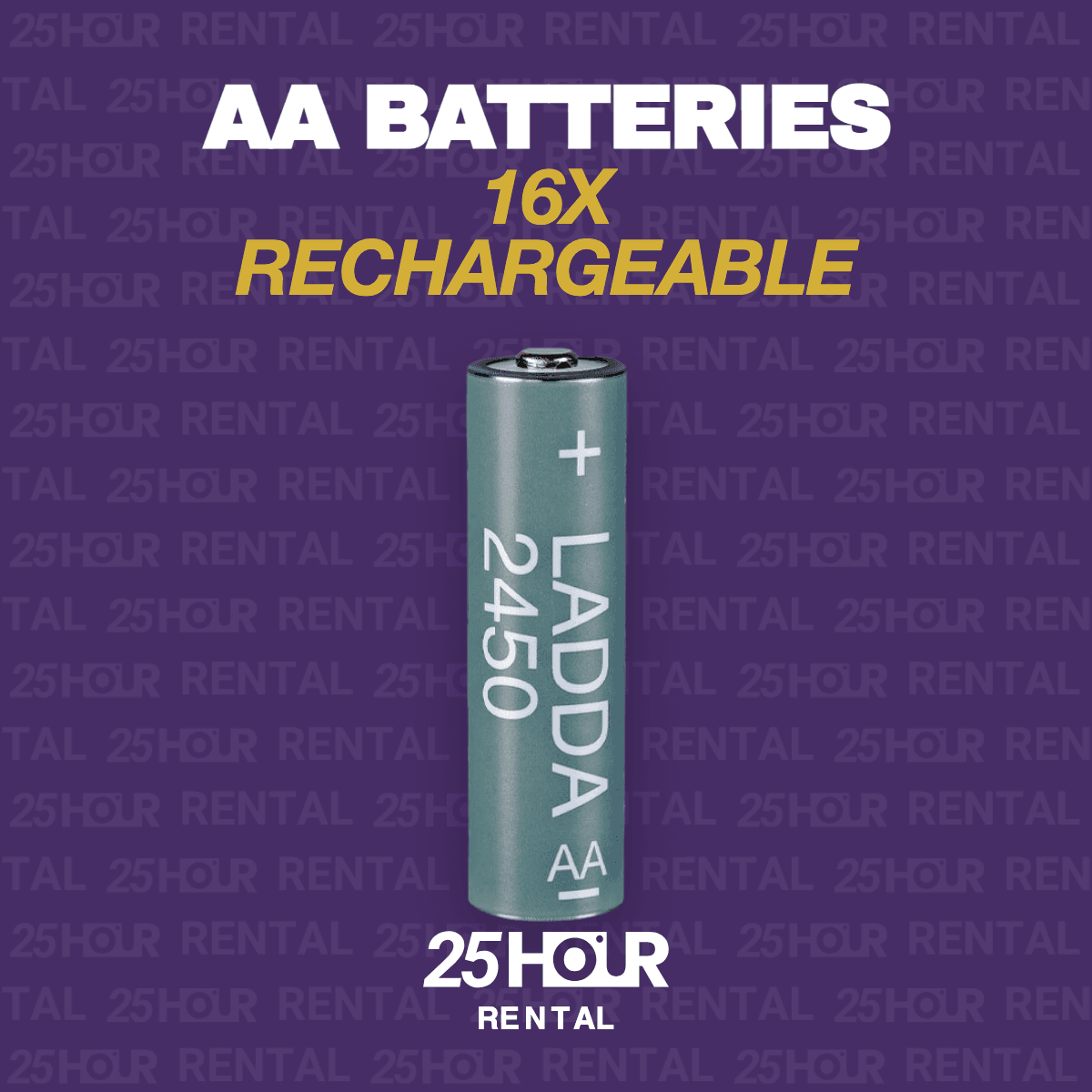16 x rechargeable AA batteries