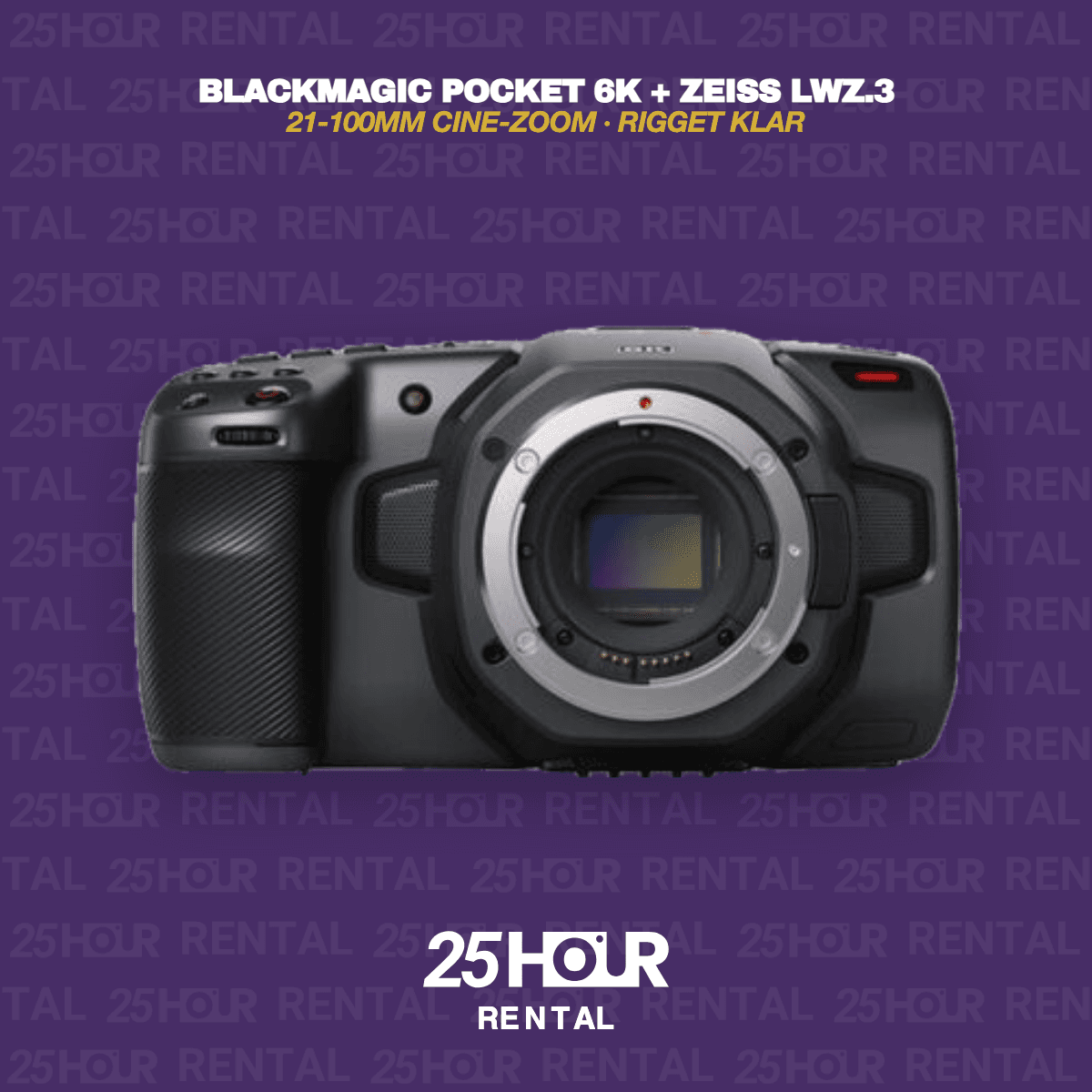 Blackmagic POCKET 6K + ZEISS LWZ.3 CINE ZOOM KIT