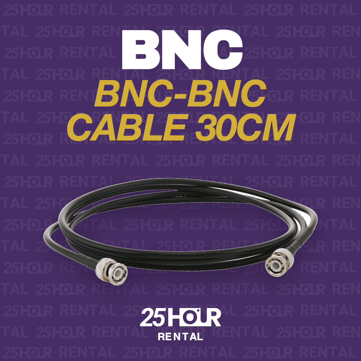 BNC-BNC kabel 30cm ex. stik