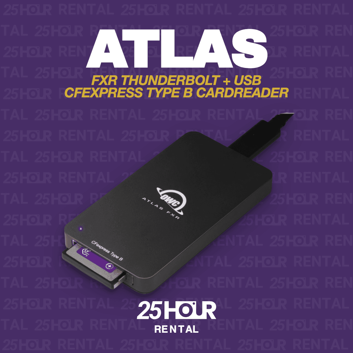 Cardreader Atlas FXR Thunderbolt + USB CFExpress Type B