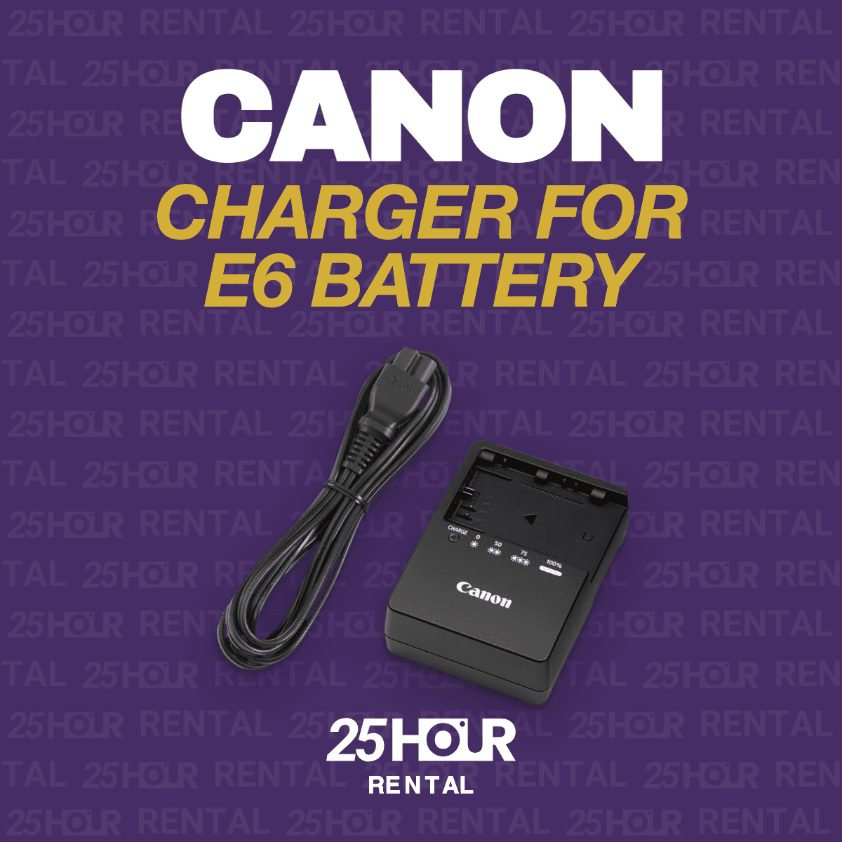 CHARGER FOR CANON E6 BATTERY