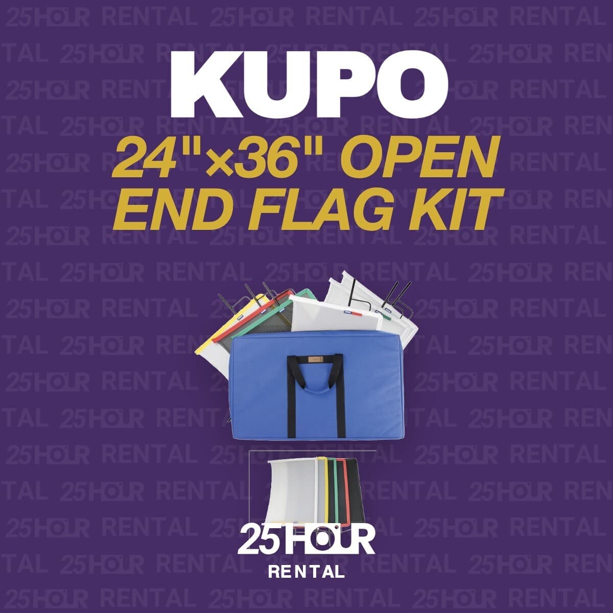 KUPO 24''x 36'' Open End Flag Kit