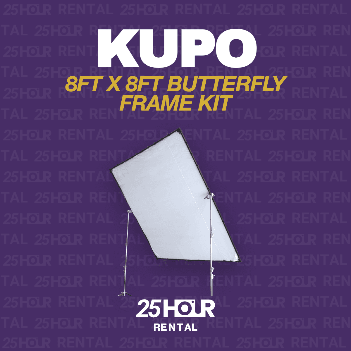 KUPO 8ft x 8ft Butterfly Frame Kit