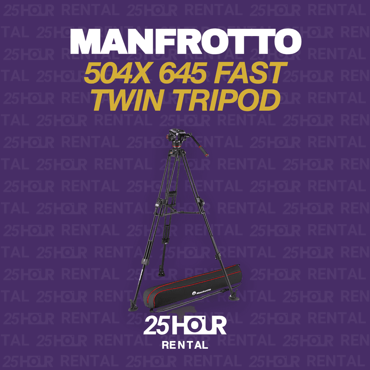 Manfrotto 504X 645 - Fast Twin tripod