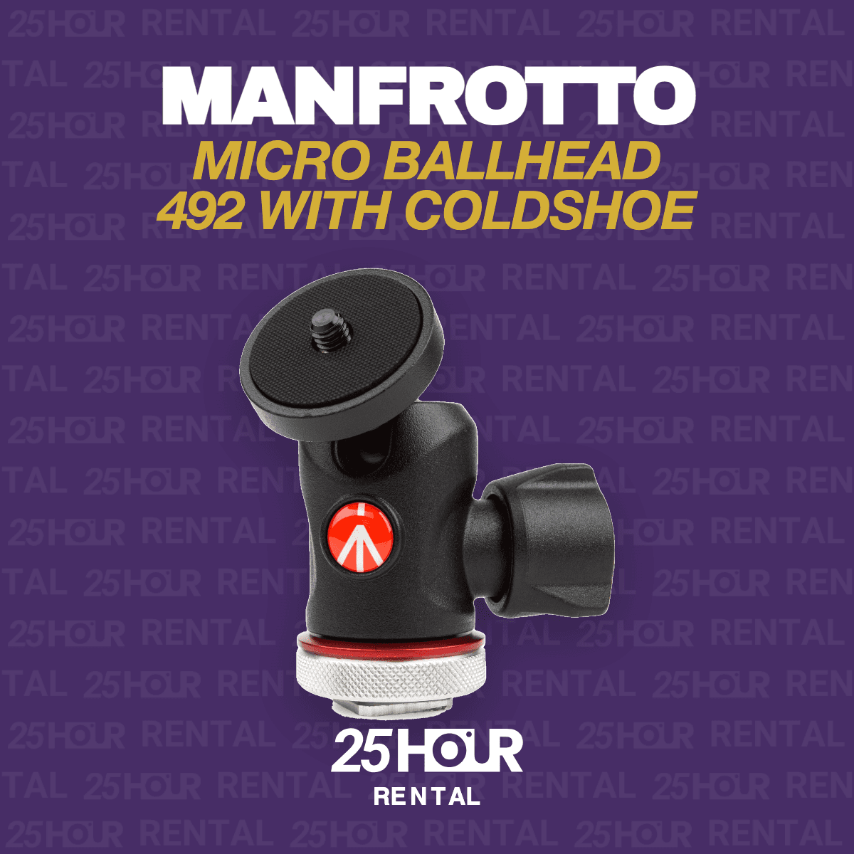 Manfrotto MICRO BALLHEAD 492 WITH COLDSHOE