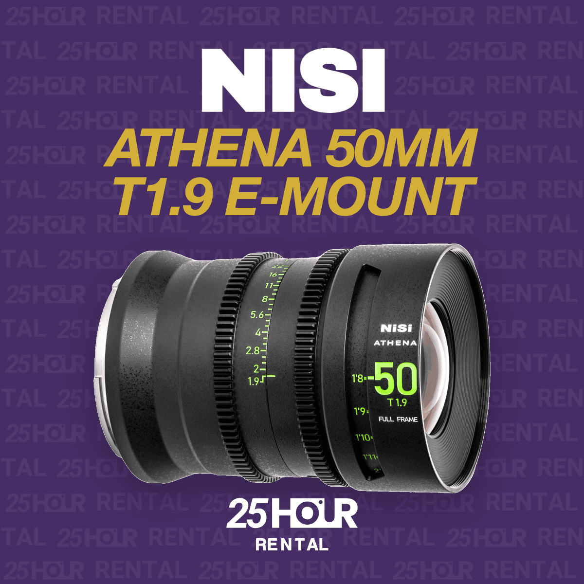 NISI ATHENA 50MM T1.9 E-Mount
