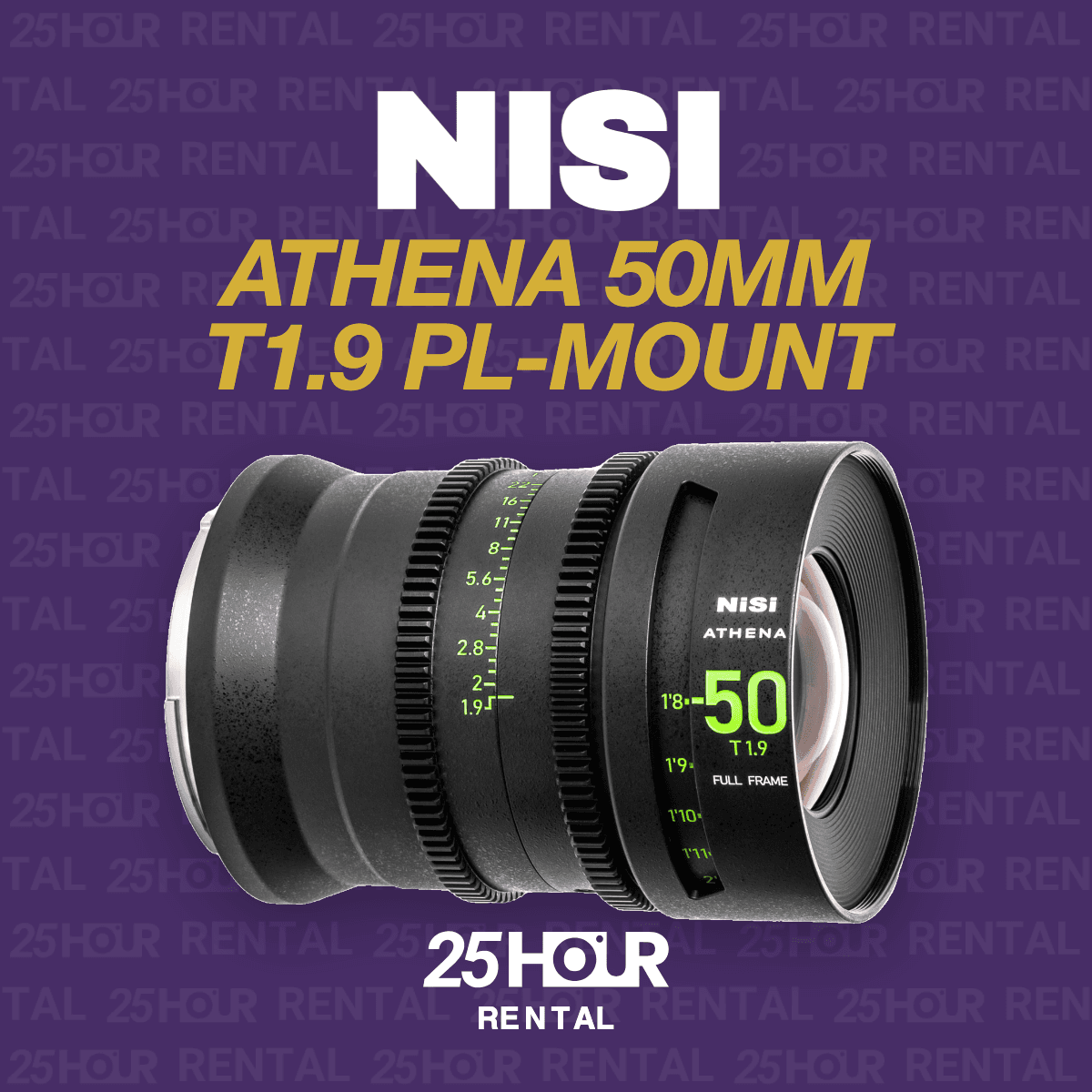 NISI ATHENA 50MM T1.9 PL-MOUNT