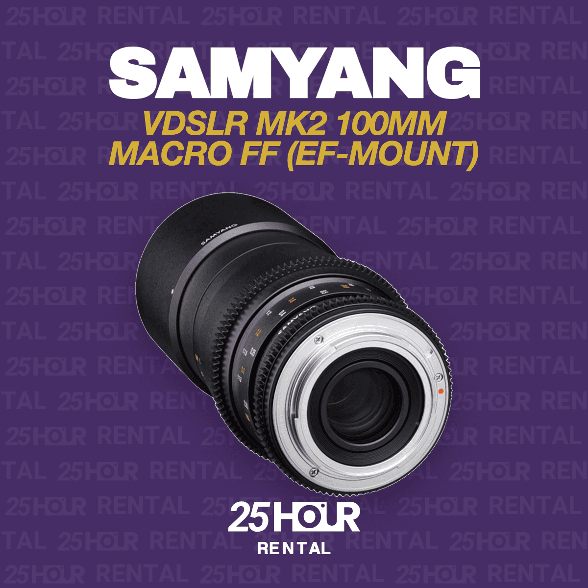Samyang VDSLR MK2 100MM MACRO FF (EF-MOUNT)
