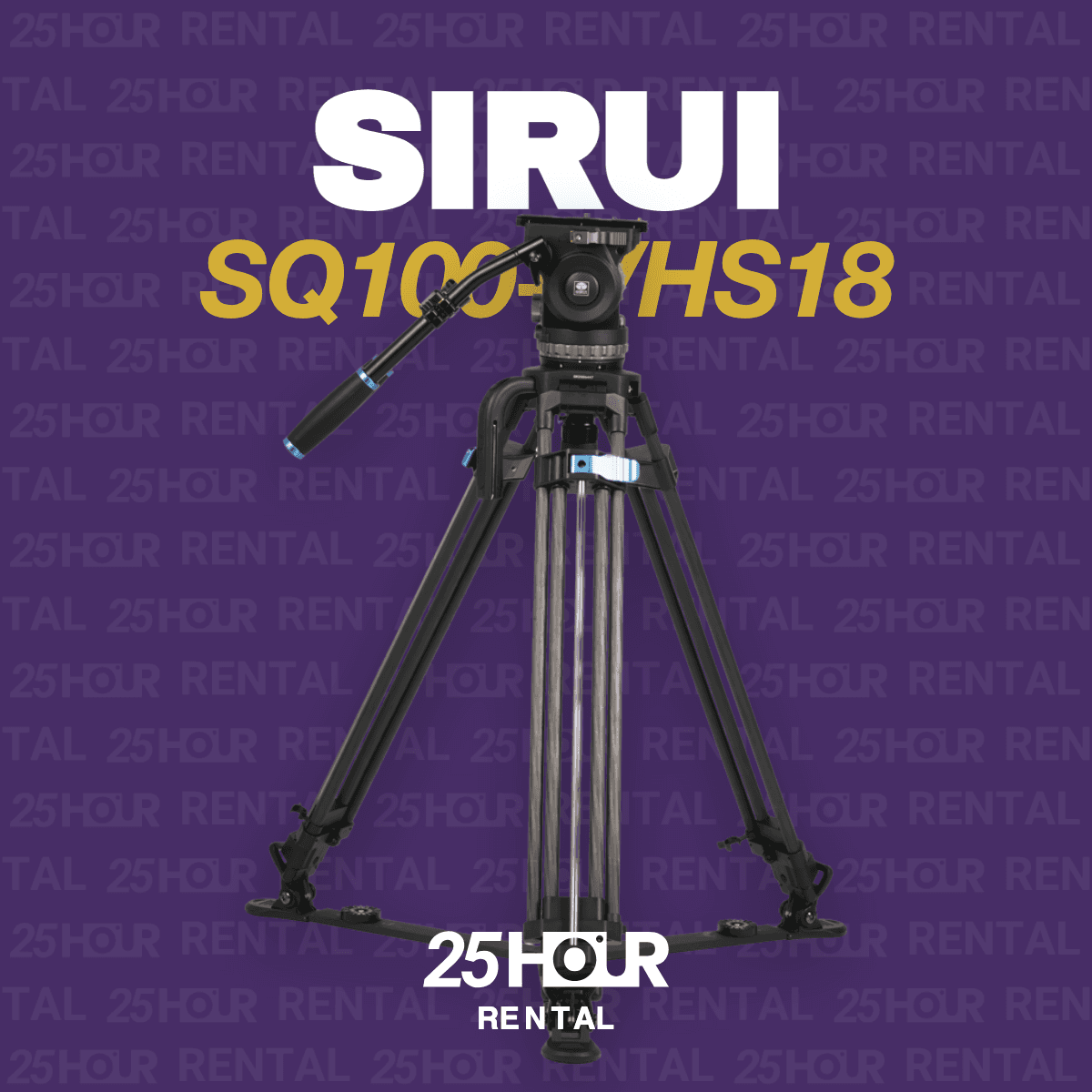 Sirui SQ100+VHS18 Pro Video Tripod