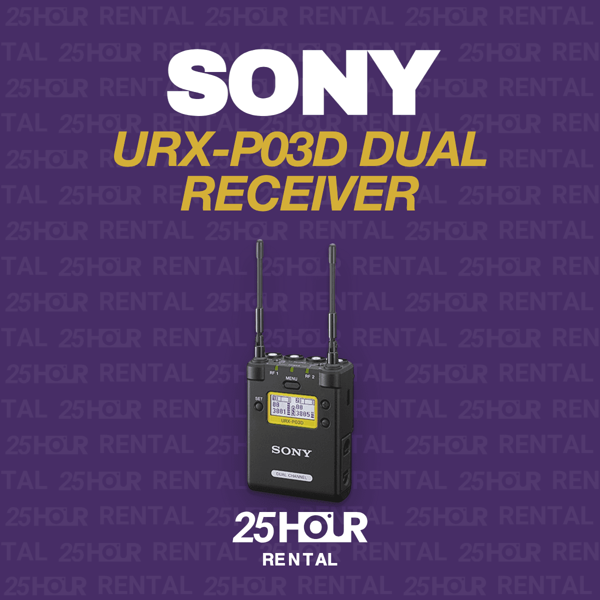 SONY URX-P03D DOUBLE RECIVER