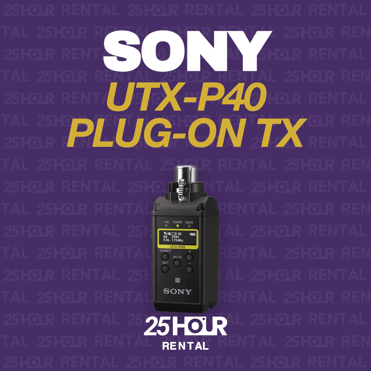 Sony UTX-P40 - XLR plug-on TX