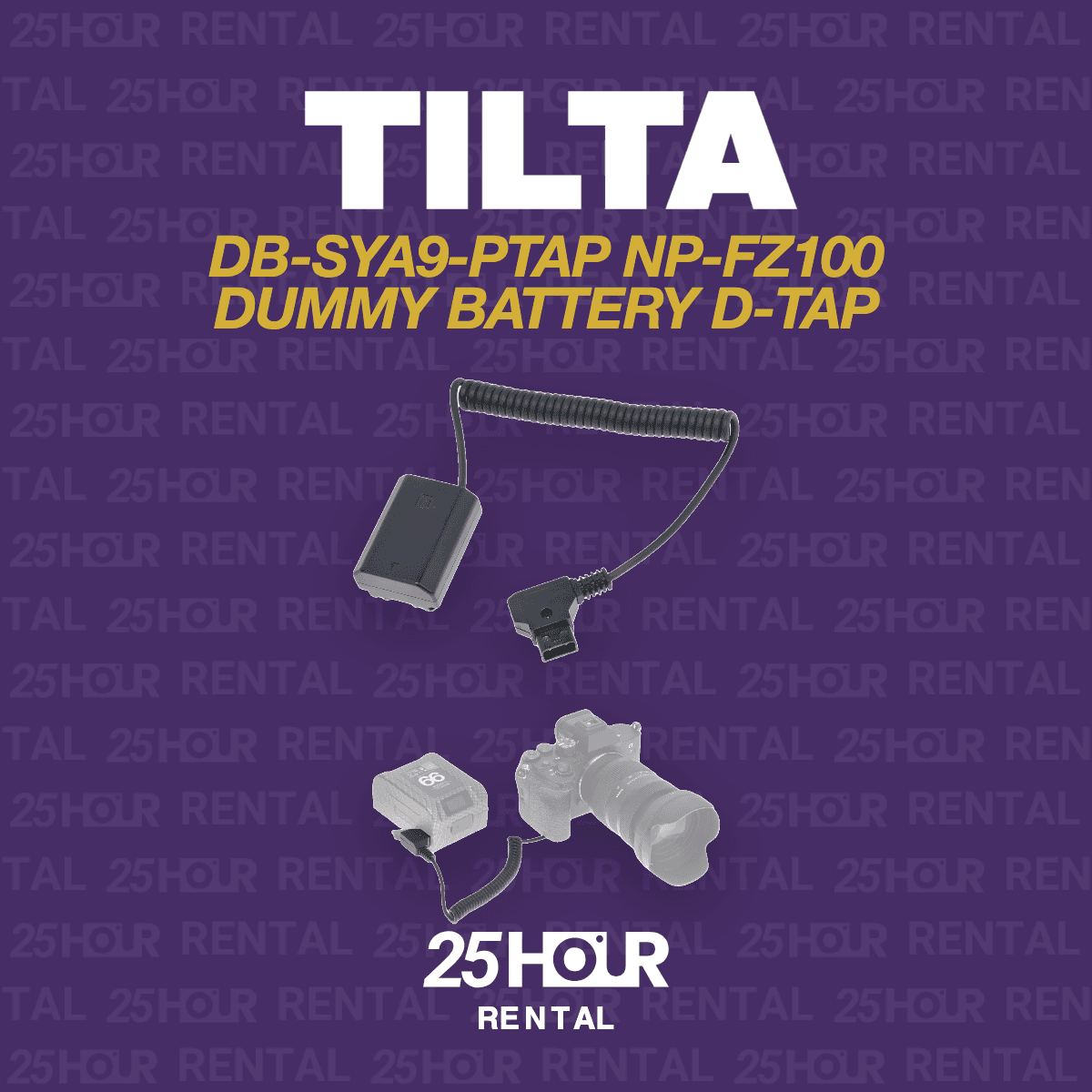 Tilta DB-SYA9-PTAP - NP-FZ100 dummy batteri med D-Tab