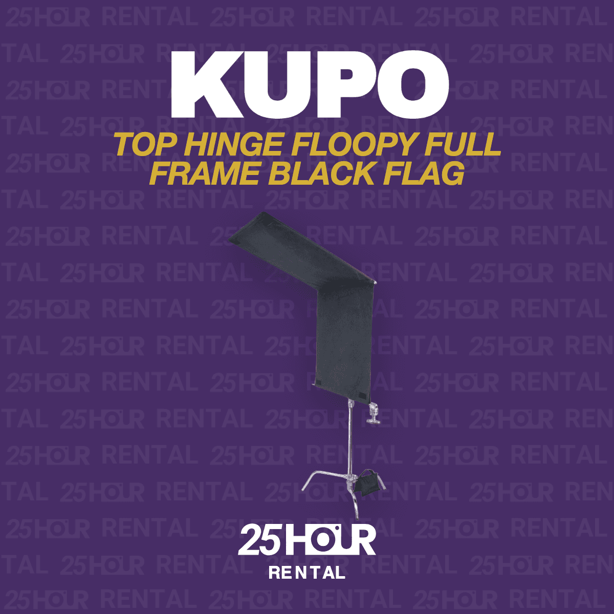 Top Hinge Floopy Full Frame Black flag