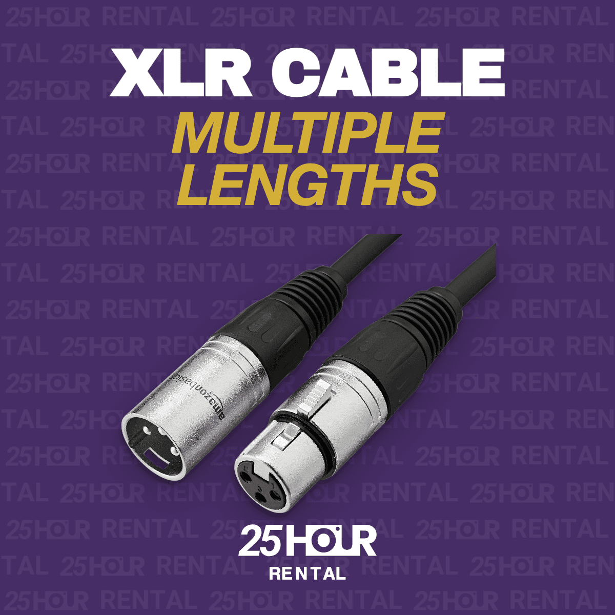XLR CABLE - MULTIPLE LENGTHS
