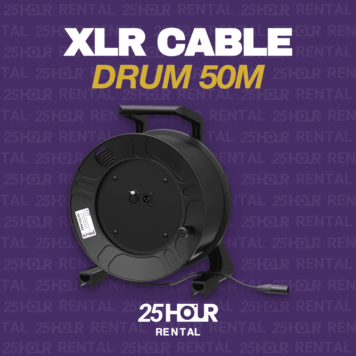 XLR CABLE DRUM 50M