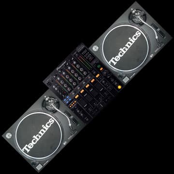 Vinyl DJ Pult