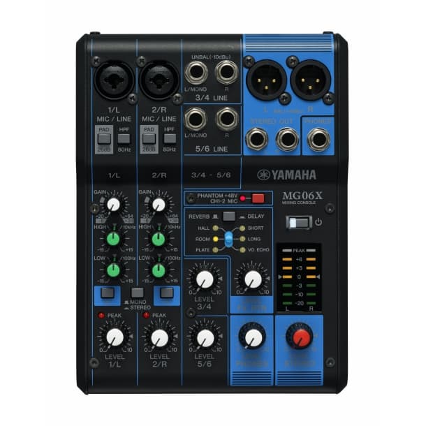 Lille mixer til musik og mikrofon