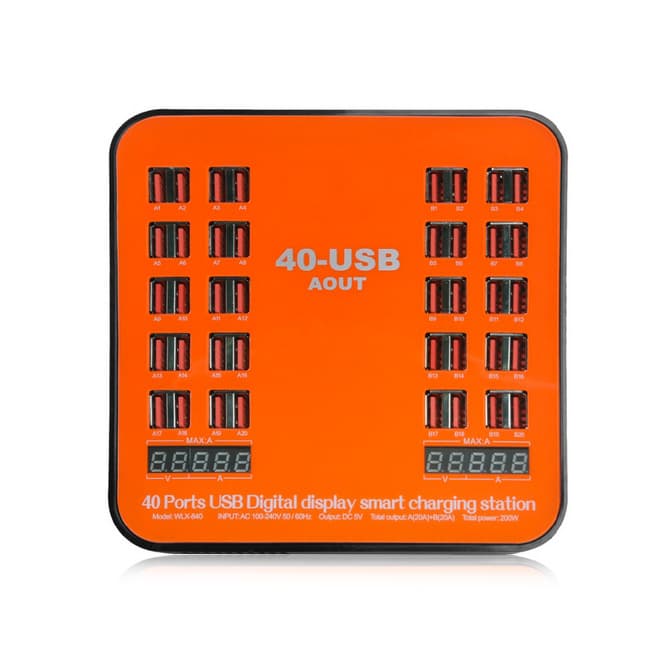 Multi ladestation 40 port