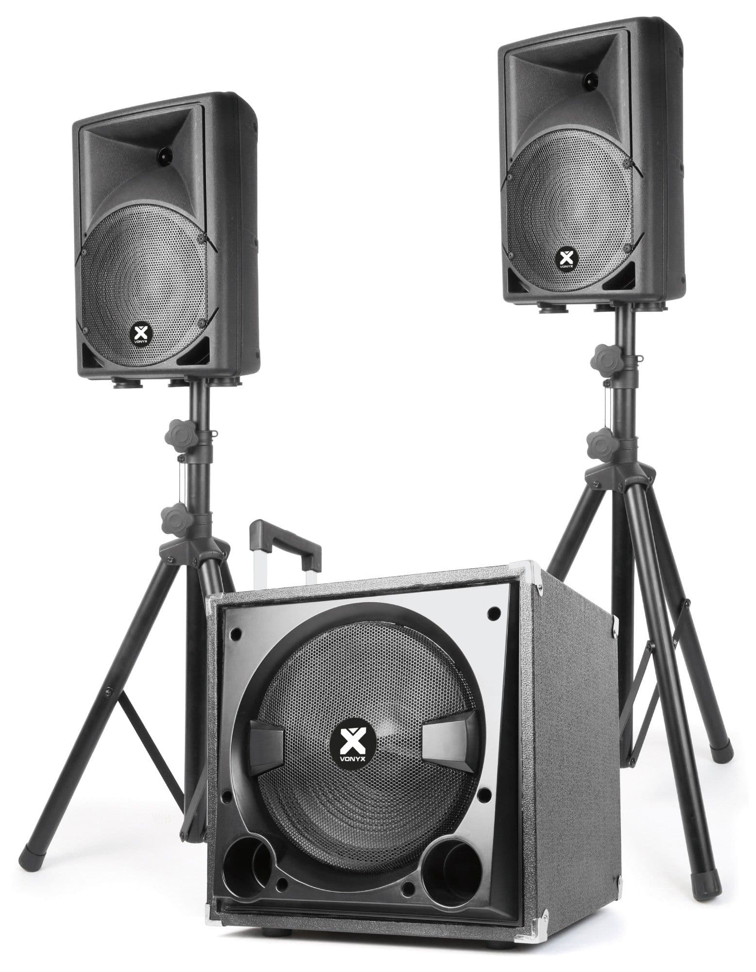 Højtalere inkl. subwoofer og stativ