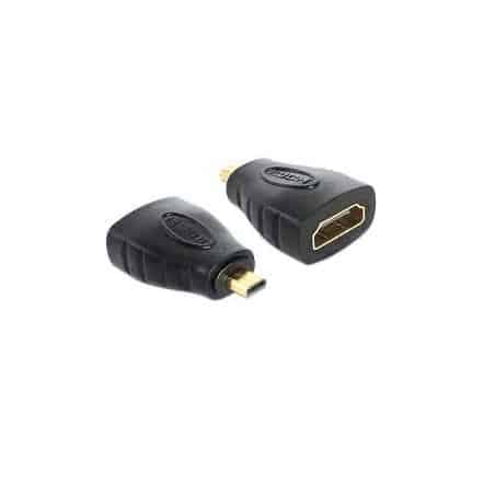HDMI Micro-D han til A hun adapter