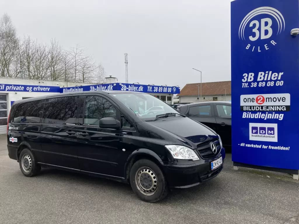 Mercedes Benz Vito 116 CDI Minibus - Automatgear - Ekstra lang - 9 personers
