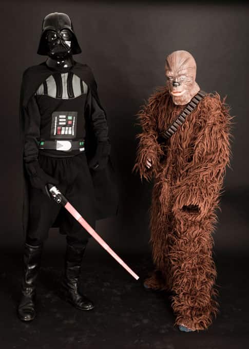 Darth Vader og Chewbacca